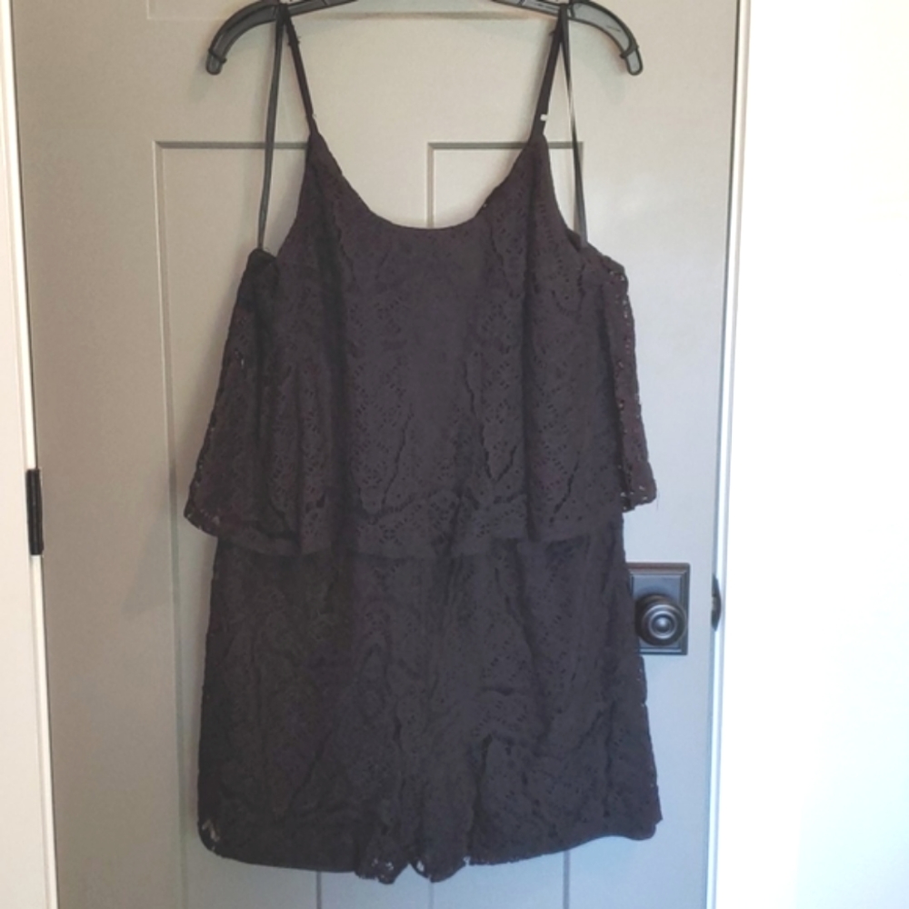 NEW JUMPSUIT - NEW black lace jumper/ Romper size XXL